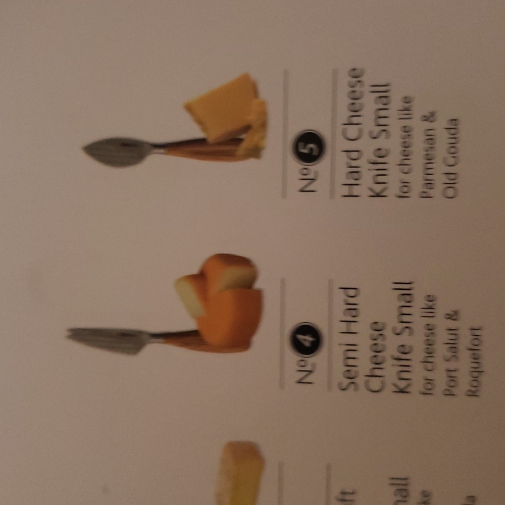 BOSKA OSLO 5-PIECE CHEESE KNIVES SET, RETAIL $89.95 - Picture 7 of 12